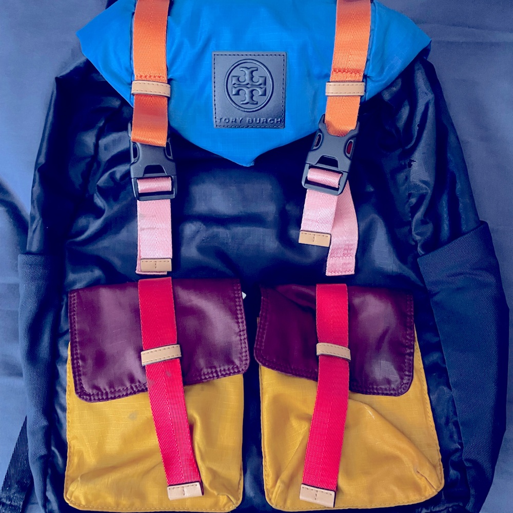 Colorful Tory Burch backpack